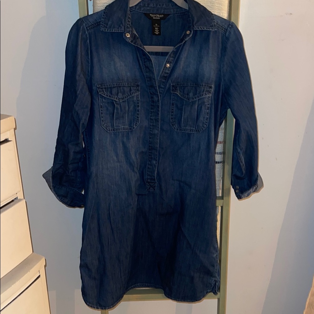 Denim Shirt Dress